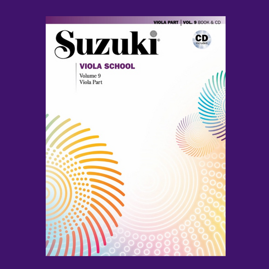 Suzuki Viola School: Viola Part Volume 9 Book/Cd