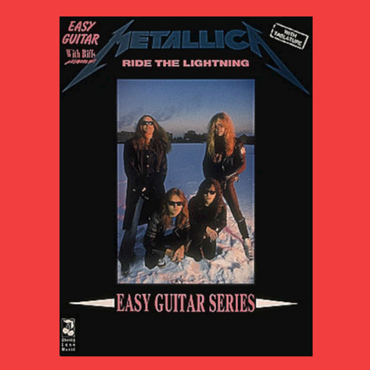 Metallica - Ride The Lightning Easy Guitar Book