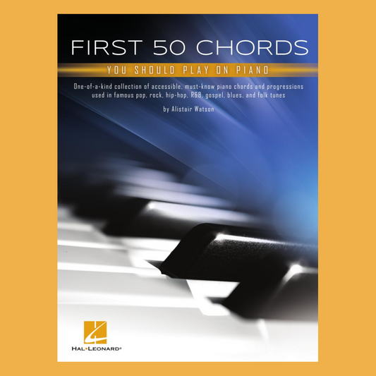 First 50 Chords You Should Play on Piano Book