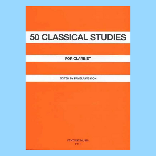 Pamela Weston - 50 Classical Studies For Clarinet Book