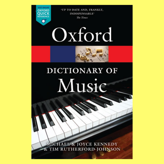 Oxford Dictionary Of Music 6th Edition Paperback Book