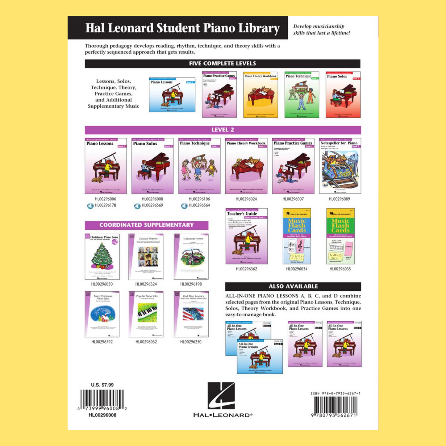 Hal Leonard Student Piano Library - Piano Solos Level 2 Book