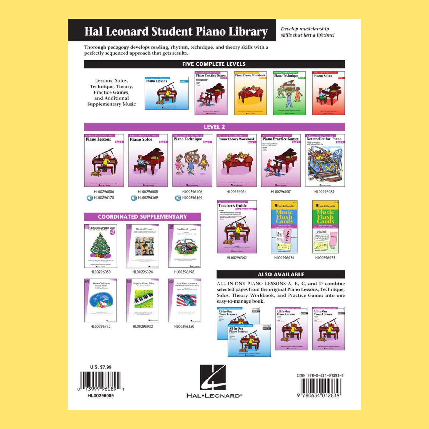 Hal Leonard Student Piano Library - Notespeller Level 2 Book