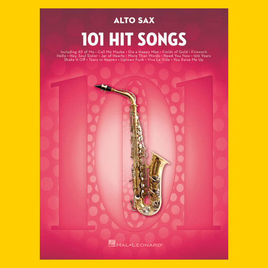 101 Hit Songs For Alto Saxophone Book