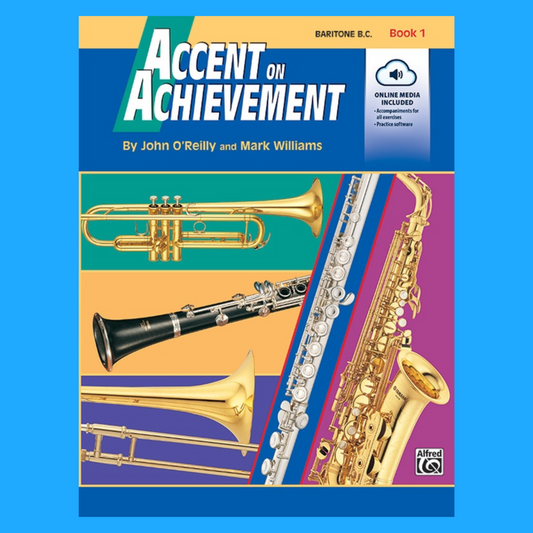 Accent On Achievement - Baritone B.C. Book 1 (Book/Ola)