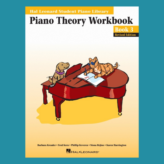 Hal Leonard Student Piano Library- Theory Workbook Level 3 Book (Revised Edition)