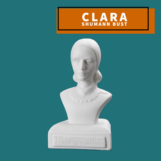 Clara Shumann 5 Inch Composer Bust