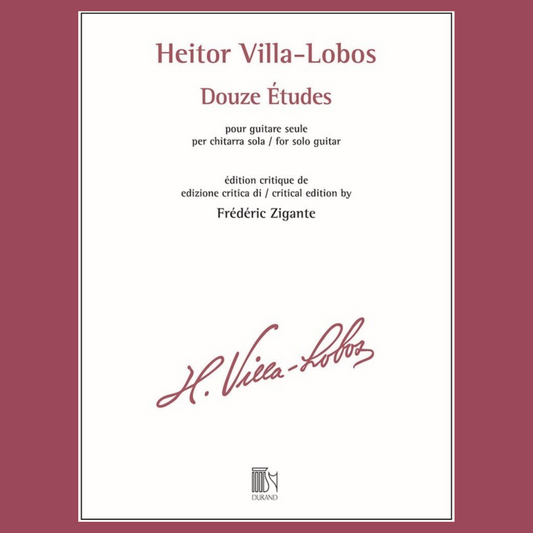 Heitor Villa-Lobos: 12 Etudes For Guitar Solo Book