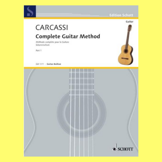 Matteo Carcassi - Complete Guitar Method Part 1 Book (English Edition)