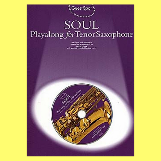Guest Spot - Soul Tenor Saxophone Play Along Book/Cd