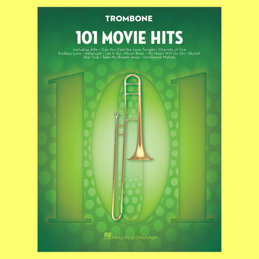 101 Movie Hits For Trombone Book