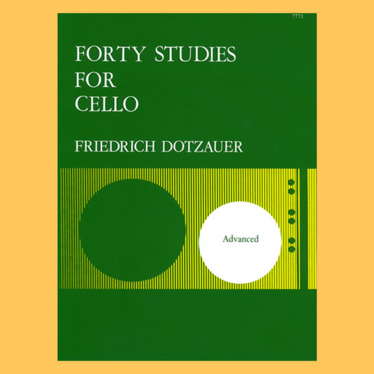 Friedrich Dotzauer - 40 Studies For Cello Book