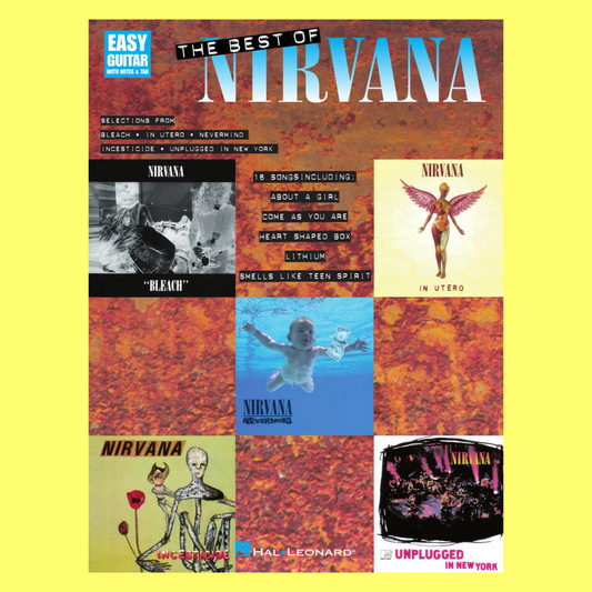 The Best Of Nirvana - Easy Guitar Notes Tab Book