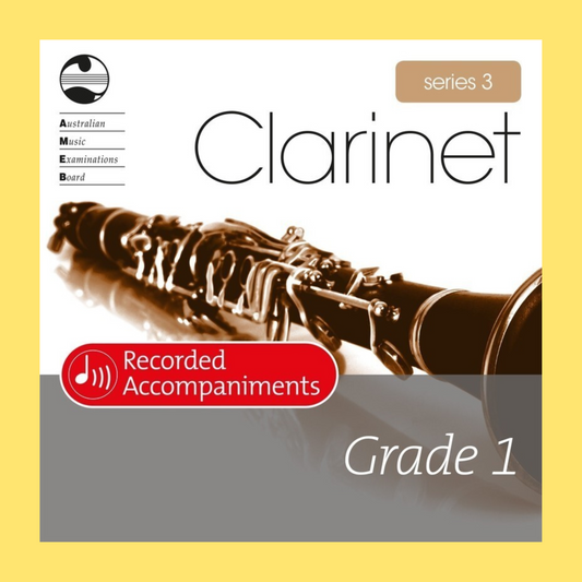 AMEB Clarinet Series 3 - Grade 1 Recorded Accompaniment Cd