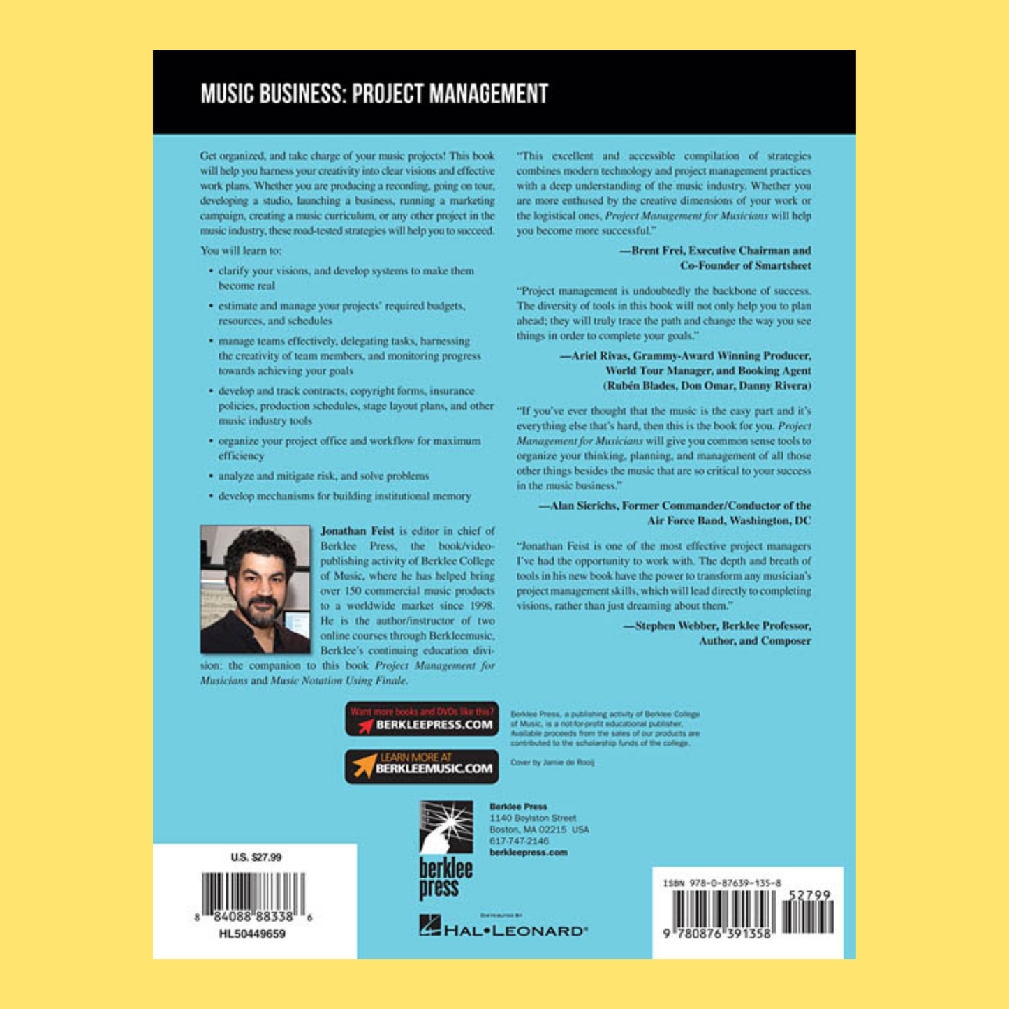 Project Management For Musicians Book