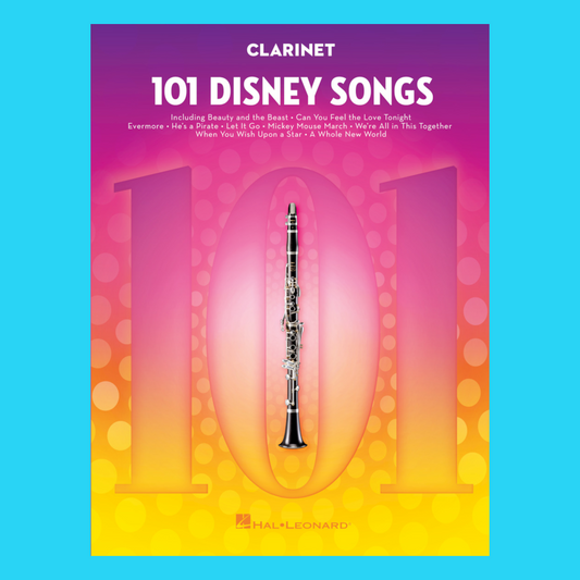 101 Disney Songs For Clarinet Book