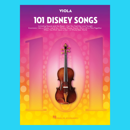 101 Disney Songs For Viola Book