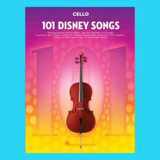 101 Disney Songs For Cello Book