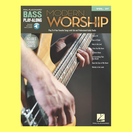 Modern Worship Bass Play Along Volume 37 Book/Cd