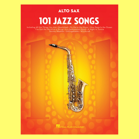 101 Jazz Songs For Alto Saxophone Book