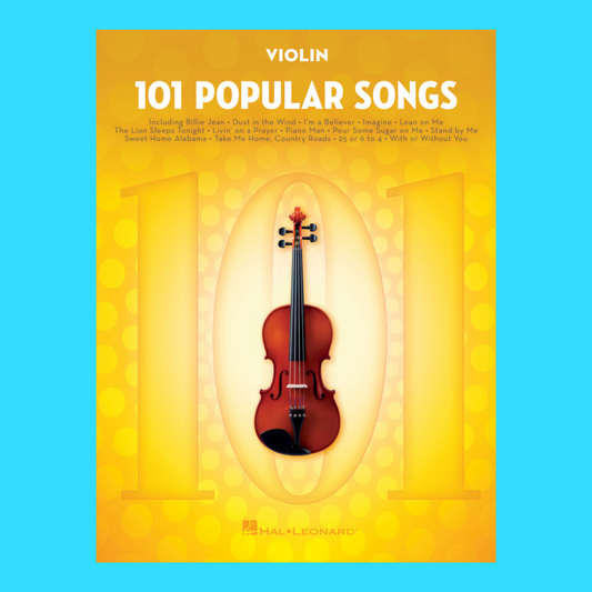 101 Popular Songs For Violin Book