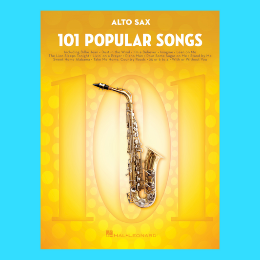 101 Popular Songs For Alto Saxophone Book