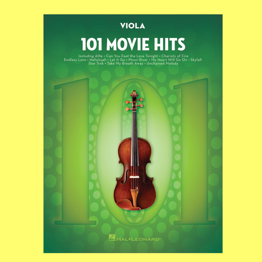 101 Movie Hits For Viola Book