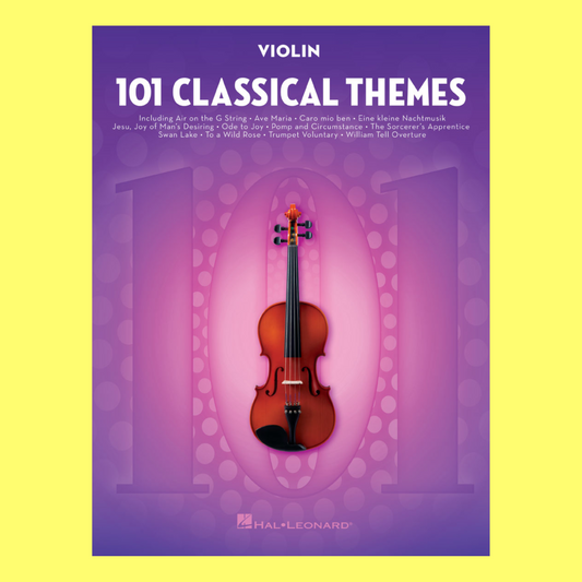 101 Classical Themes For Violin Book