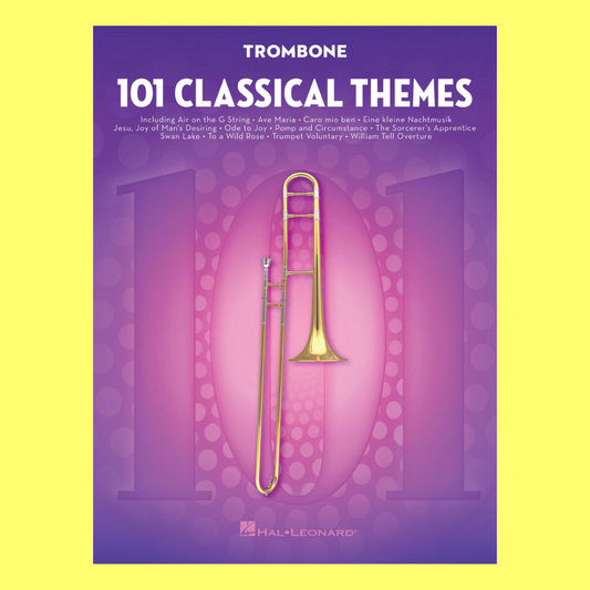 101 Classical Themes For Trombone Book