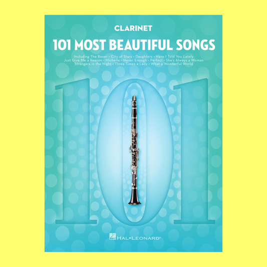 101 Most Beautiful Songs for Clarinet Book