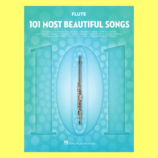 101 Most Beautiful Songs for Flute Book
