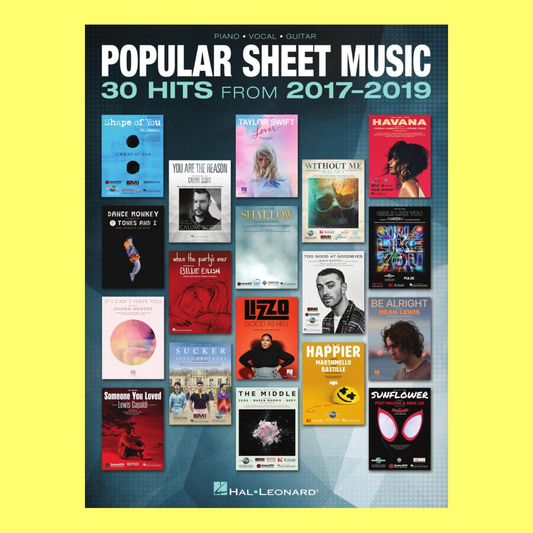 Popular Sheet Music - 30 Hits From 2017-2019 PVG Songbook