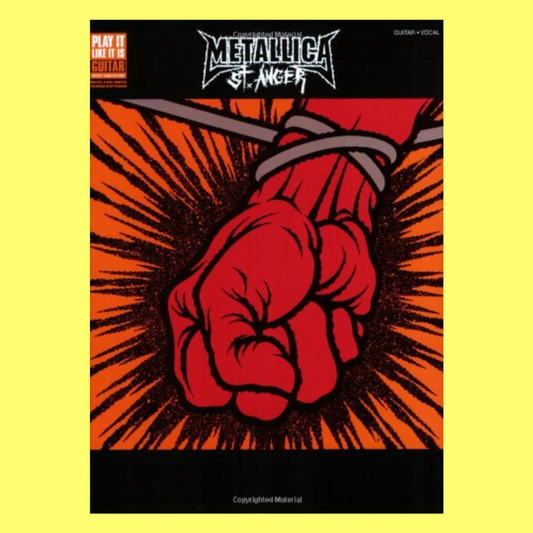 Metallica - St Anger Guitar Tab Book