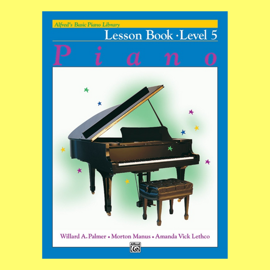 Alfred's Basic Piano Library - Lesson Level 5 Book