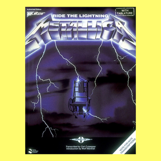 Metallica - Ride The Lightning Guitar Tab Book