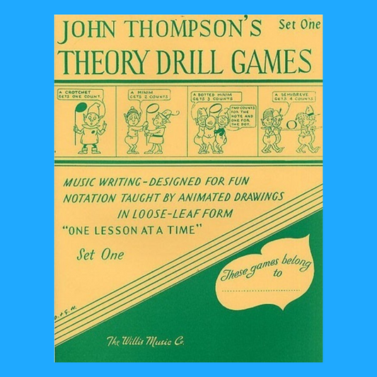 John Thompson's Theory Drill Games - Set 1 Book