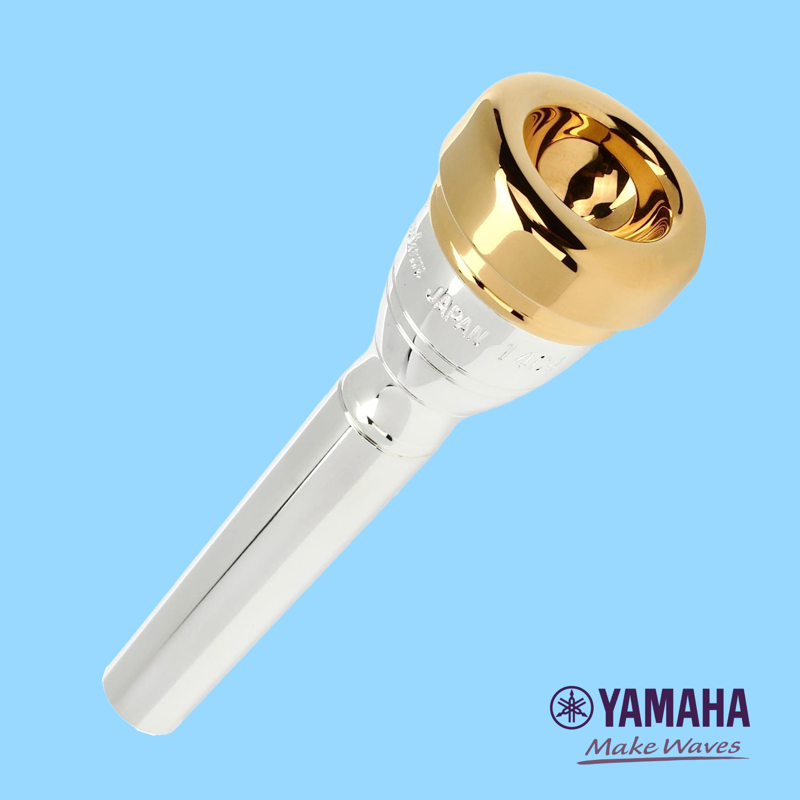 Yamaha Gold Plated Trumpet Mouthpiece 14A4a
