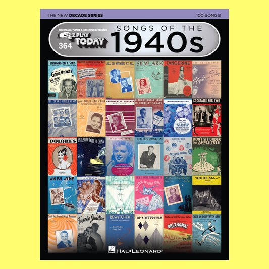 100 Hit Songs Of 1940's -  New Decade Series Ez Play Piano Book