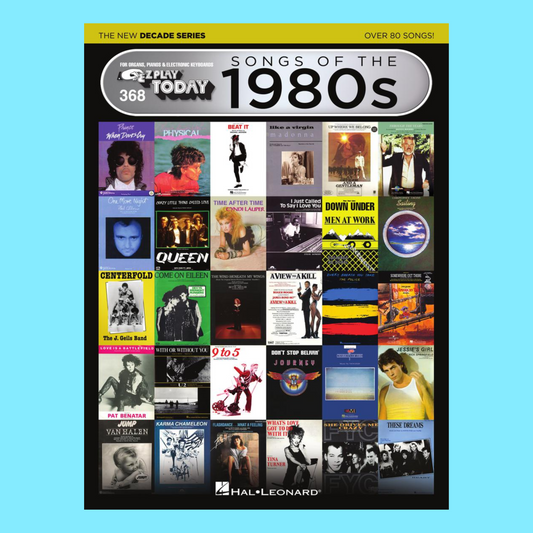 100 Hit Songs Of 1980's - New Decade Series Ez Play Piano Series Book