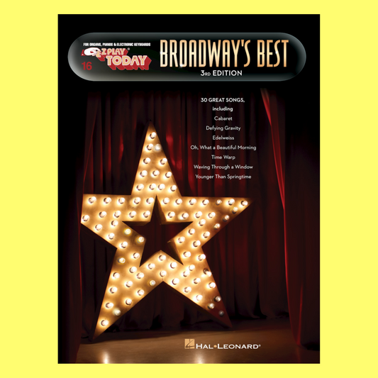 Broadways Best - EZ Play Piano Volume 16 Songbook (3rd Edition)