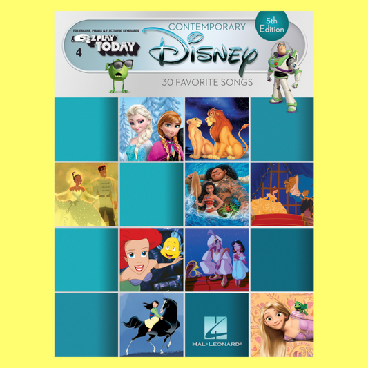 Contemporary Disney - Ez Play Piano Volume 3 Book (5th Edition)