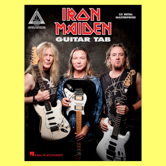 Iron Maiden Guitar Tab Book - 25 Metal Masterpieces