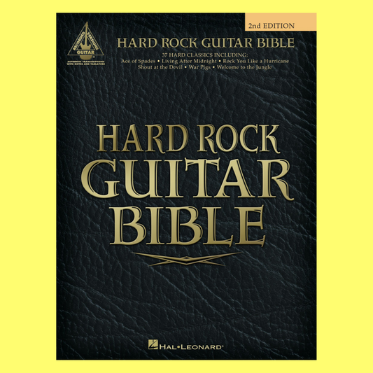 Hard Rock Guitar Bible Book (2nd Edition)