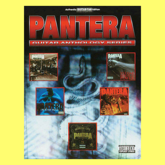 Pantera Guitar Anthology Guitar Tab Book
