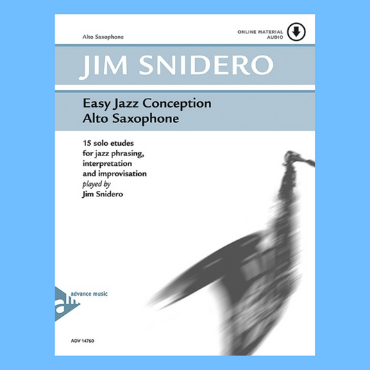 Easy Jazz Conception - Alto Saxophone Book/Online Audio