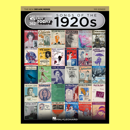 100 Hit Songs Of 1920's - New Decade Series Ez Play Piano Book