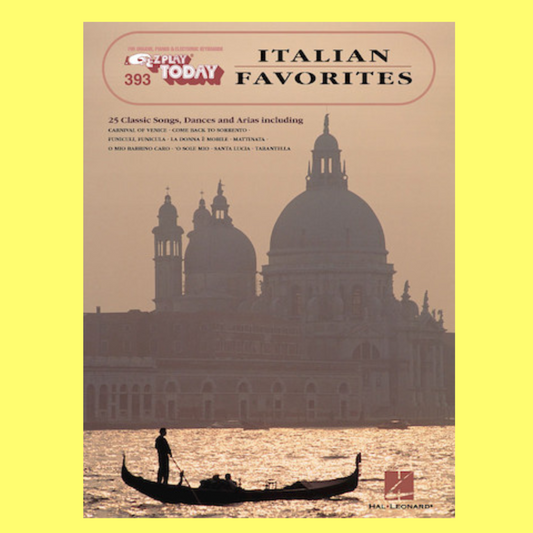 Italian Favorites - EZ Play Piano Volume 393 Songbook