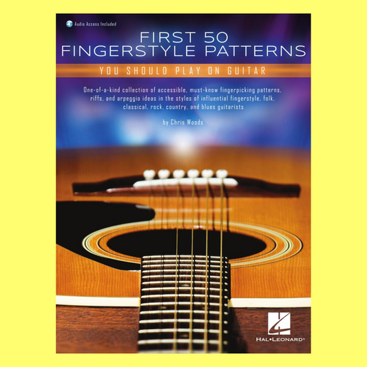 The First 50 Fingerstyle Patterns You Should Play on Guitar Book/Ola