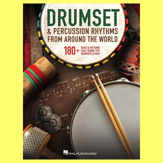 Drumset & Percussion Rhythms from Around the World Book