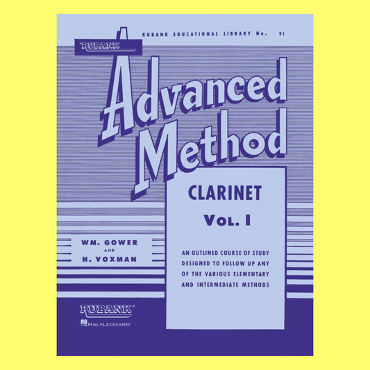 Rubank Advanced Method - Clarinet Volume 1 Book